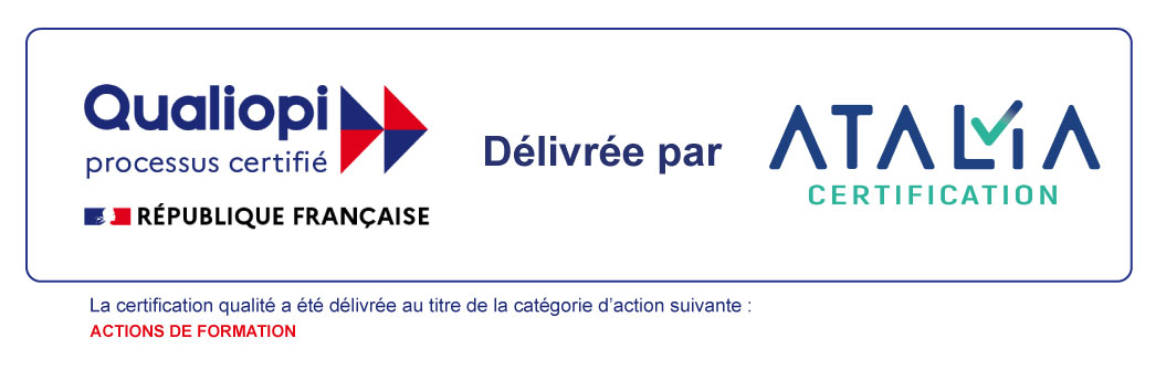 Formation logo qualiopi délivré par atalia af